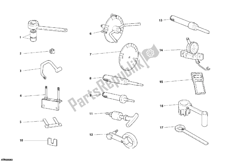 Todas las partes para Herramientas De Servicio De Taller, Motor de Ducati Sport ST4 S 996 2005